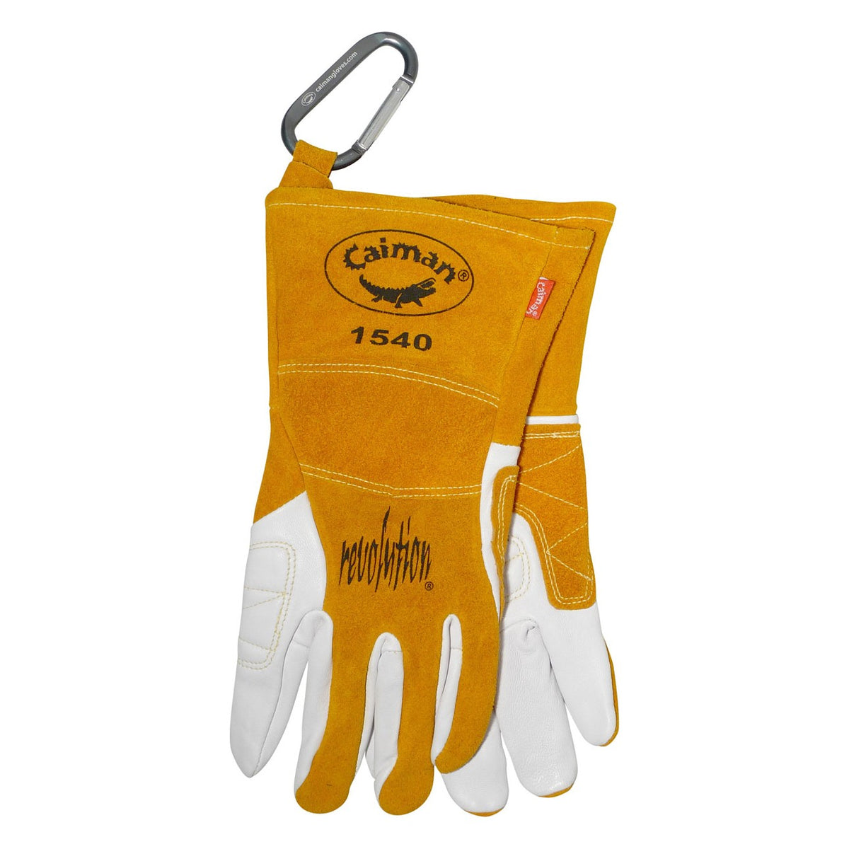 PIP Caiman - Premium Goat Grain TIG/Multi-Task Welder' Gloves with Split Cowhide Back - 4" Kontour Wrist Cuff - view 6