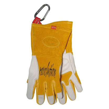 PIP 4 Caiman - Premium Cow Grain MIG/Stick Welder' Gloves with Two-Layer Insulated Back, Model 1810 - view 6