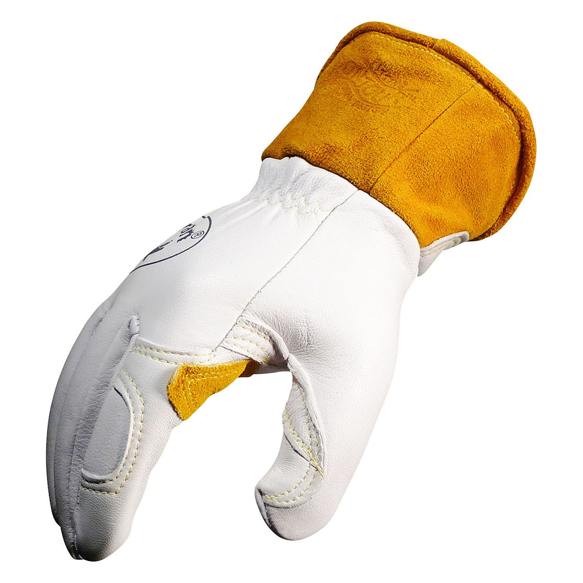 PIP Caiman - Premium Goat Grain TIG/MIG Welder' Gloves with Wool Insulated Back - Scalloped Cuff, Model 1871 - view 6
