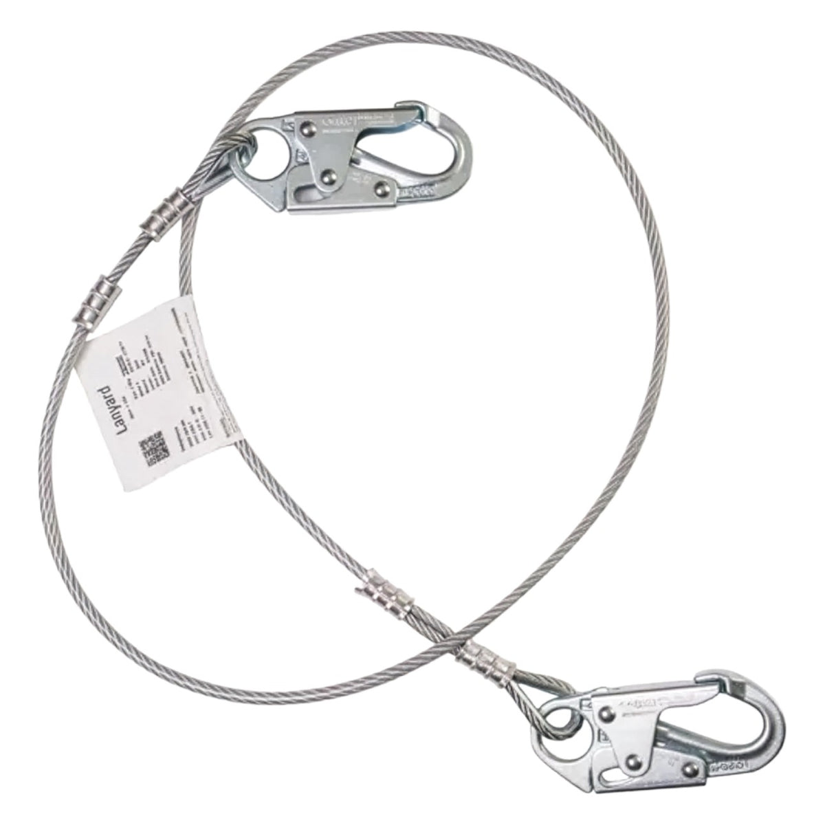 Miller 207NLS-Z7 Vinyl Coated Positioning Cable with Steel Locking Snap Hooks