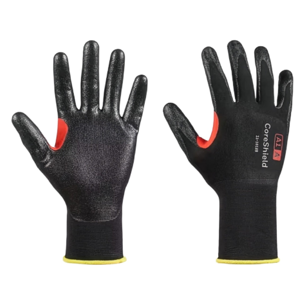 G-Tek 21-1818B Seamless Knit Engineered Yarn Glove with Smooth Nitrile Coated Grip - Touchscreen