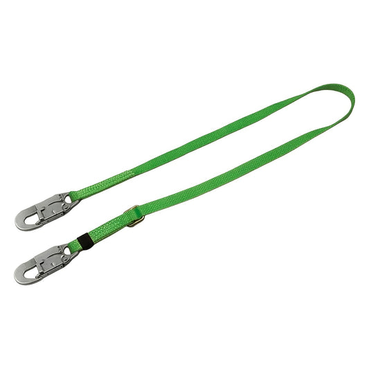 Miller 210TWLS-Z7 Adjustable Webbing Positioning Lanyard with Steel Locking Snap Hooks