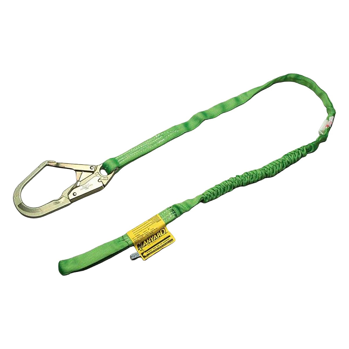 Miller 216TWLS-Z7/6FTGN Single Leg Stretchable Tublar Shock-Absorbing Lanyard with Locking Snap Hooks