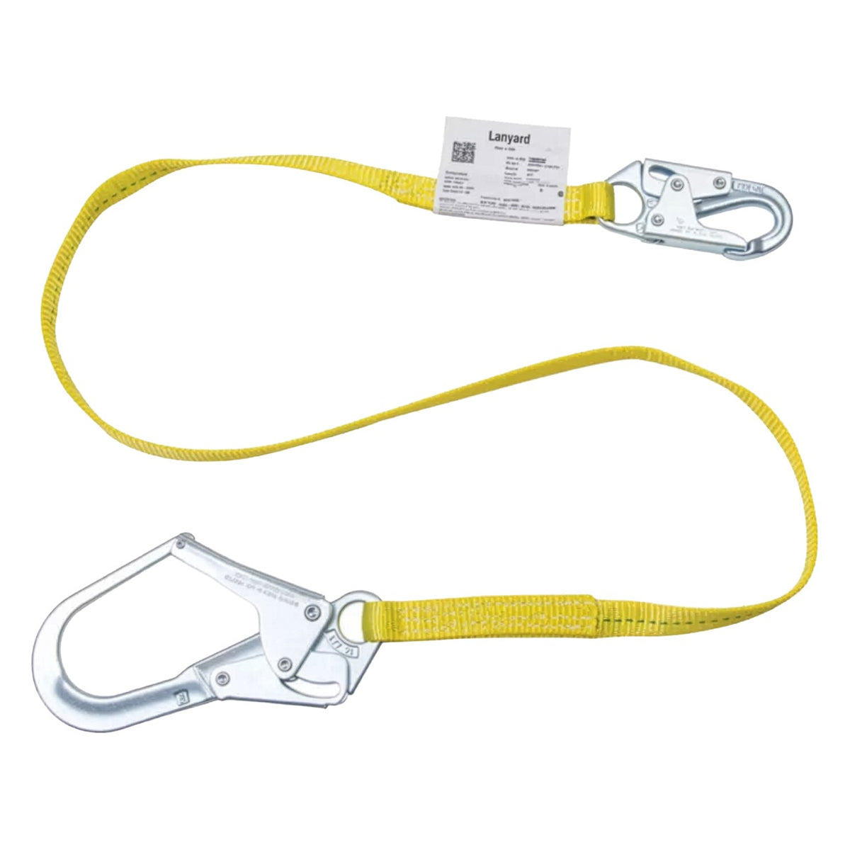 Miller 226WRS-Z7 Web Positioning Lanyard with Steel Locking Snap Hook and Steel Locking Rebar Hooks