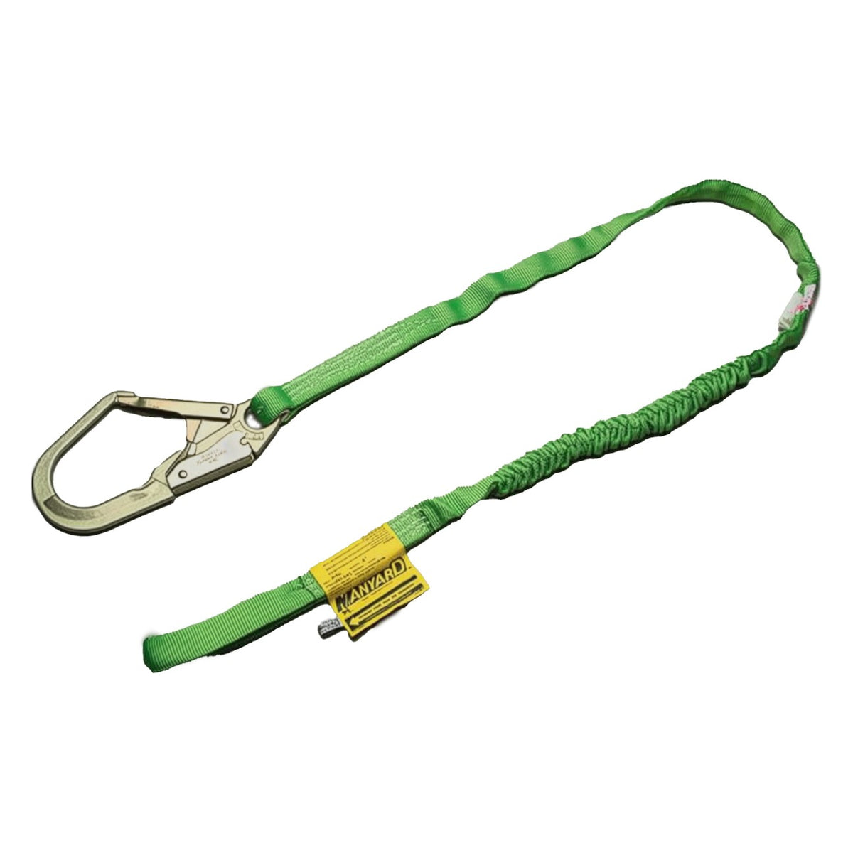 Miller 231TWRS-Z7/6FTGN Double Leg Stretchable Tublar Shock-Absorbing Lanyard with Large Hook and Locking Snap Hook