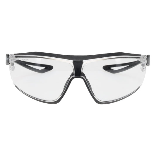 PIP 250-15-5020 ECO Series Bio-Based Full Frame Safety Glasses with Black Frame, Clear Lens and Anti-Scratch / Anti-Fog