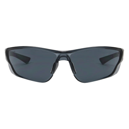PIP 250-32-0021 Recon Rimless Safety Glasses with Gloss Black Temple, Gray Lens and Anti-Scratch / Anti-Fog Coating - view 3