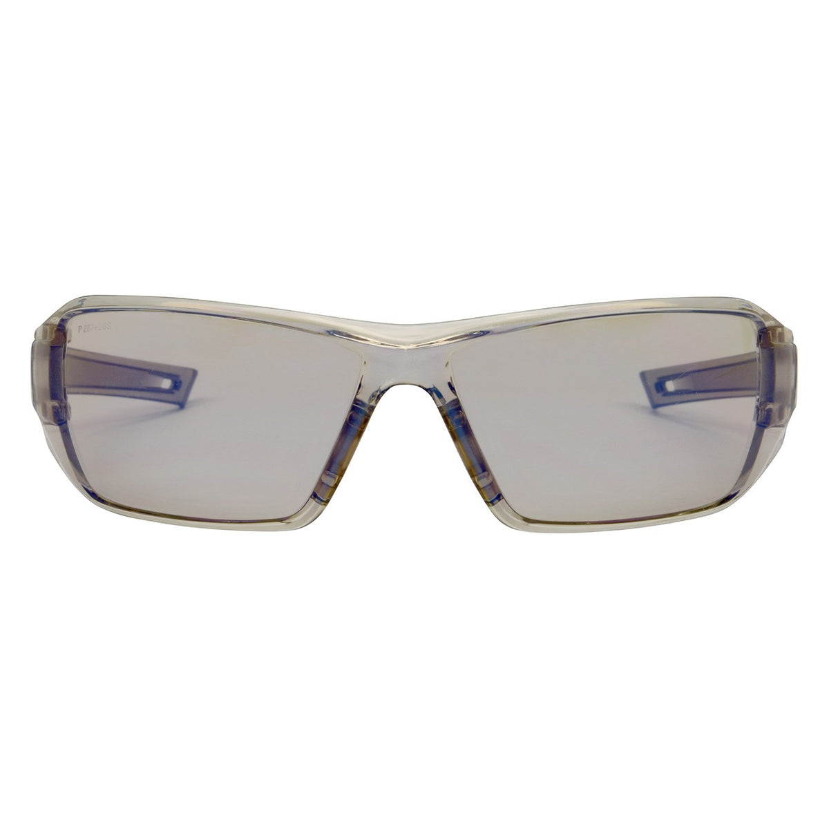 PIP 250-46-0226 Captain Rimless Safety Glasses with Clear Temple, I/O Blue Lens and Anti-Scratch / Anti-Fog Coating - view 5