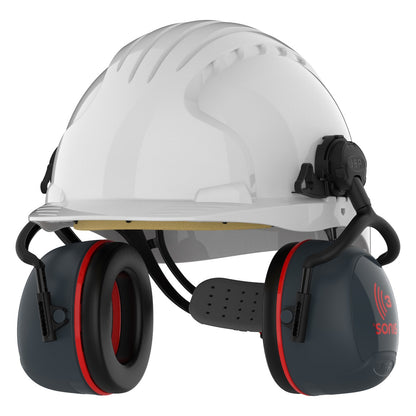 JSP 262-AEB042-CM Cap Mounted Dielectric Passive Ear Muff with Multi-Directional Fit - NRR 27