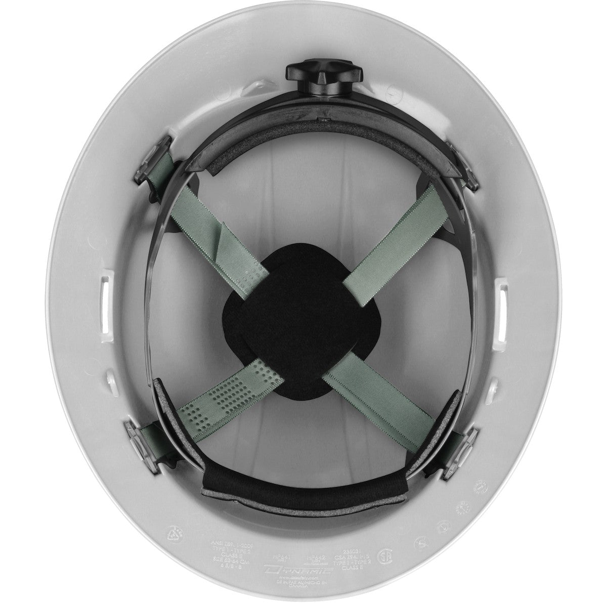 PIP Dynamic 280-HP641R – Full Brim Hard Hat with HDPE Shell, 4-Point Textile Suspension and Wheel Ratchet - view 22