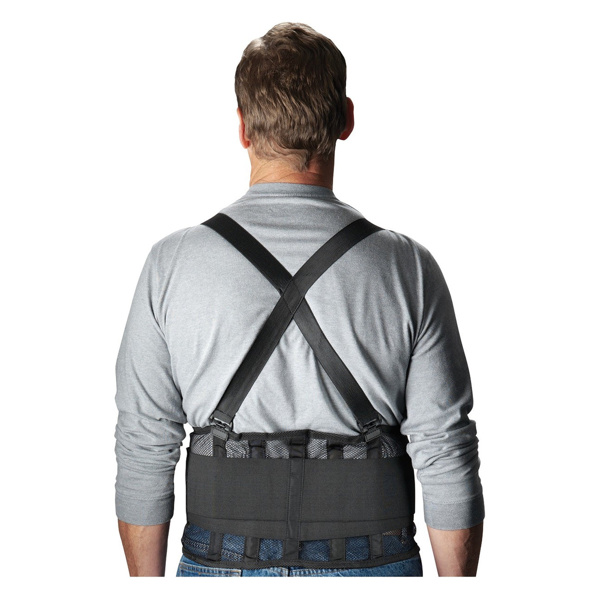 PIP 290-440 Black Mesh Back Support Belt