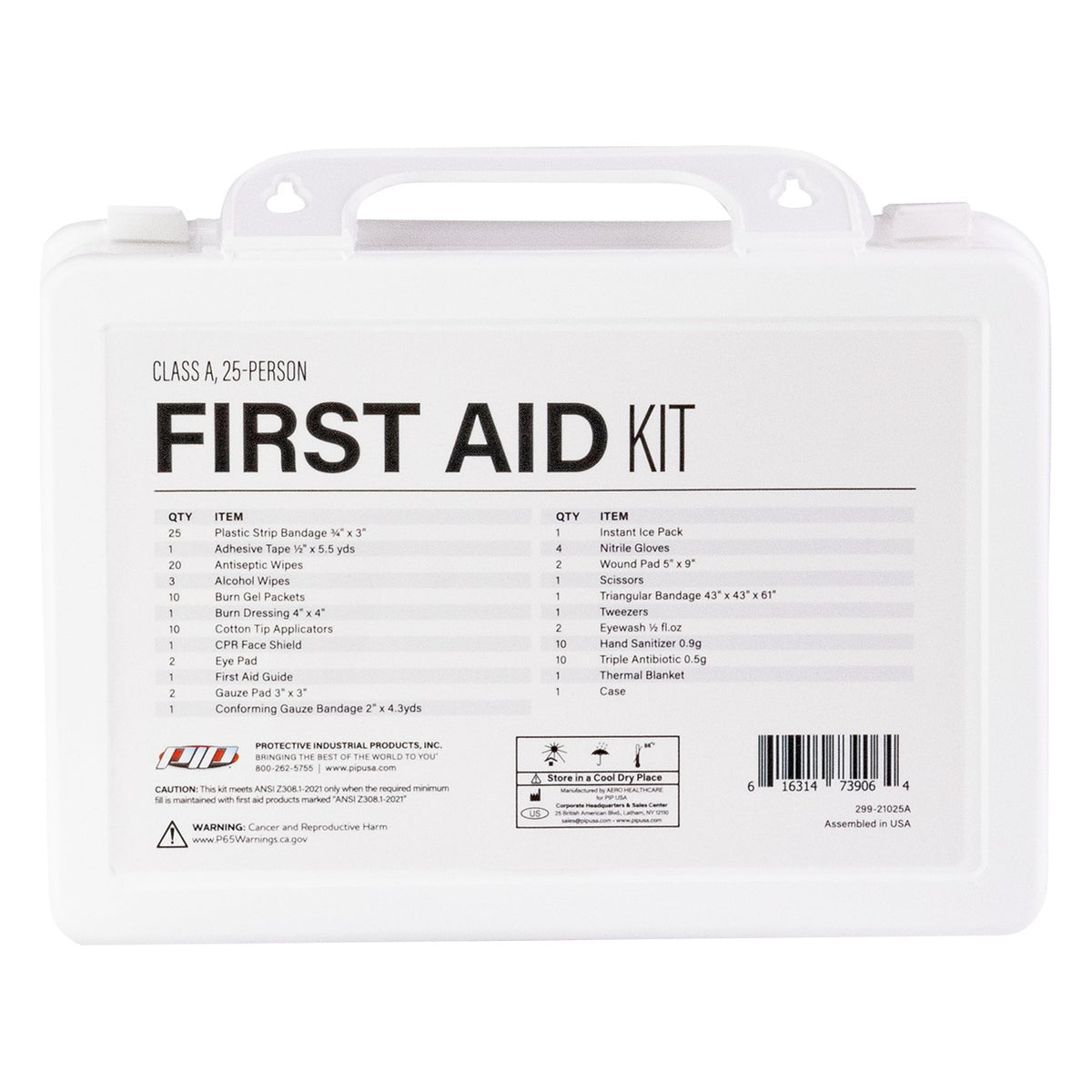 PIP 299-21025A ANSI Class A Waterproof First Aid Kit - 25 Person - view 3