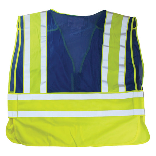 PIP 302-PSV-BLU-NL ANSI Type P Class 2 Public Safety Vest Polyurethane
