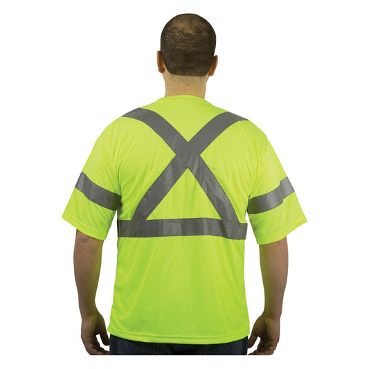 PIP 313-1400 ANSI Type R Class 3 and CAN/CSA Z96 X-Back Short Sleeve T-Shirt