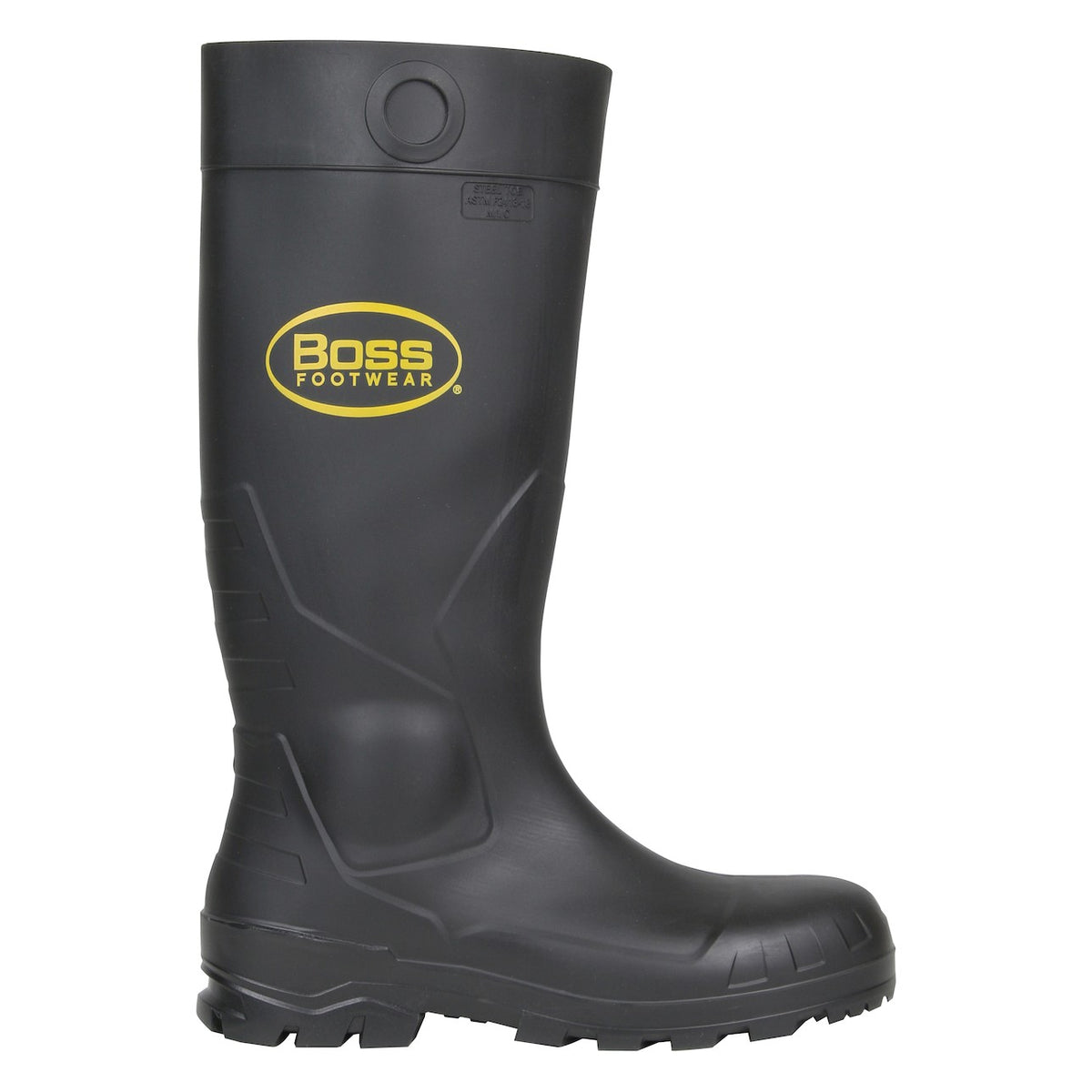 Boss 382-810 16" Black PVC Steel Toe Boot