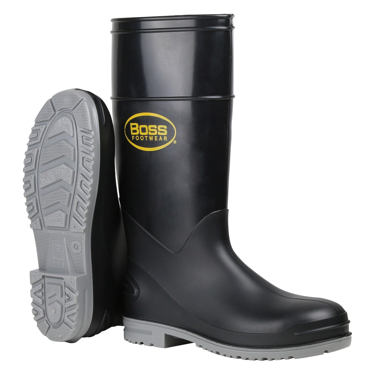 Boss 383-890 16" Black Polyblend Steel Toe and Shank Boot