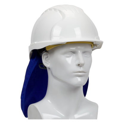 EZ-Cool 396-405-BLU Evaporative Cooling Hard Hat Pad with Neck Shade