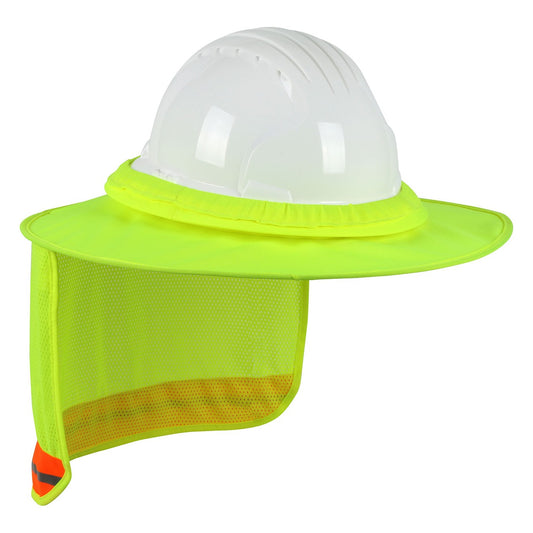 EZ-Cool 396-850 Hi-Vis Full Brim Hard Hat Visor with Neck Shade