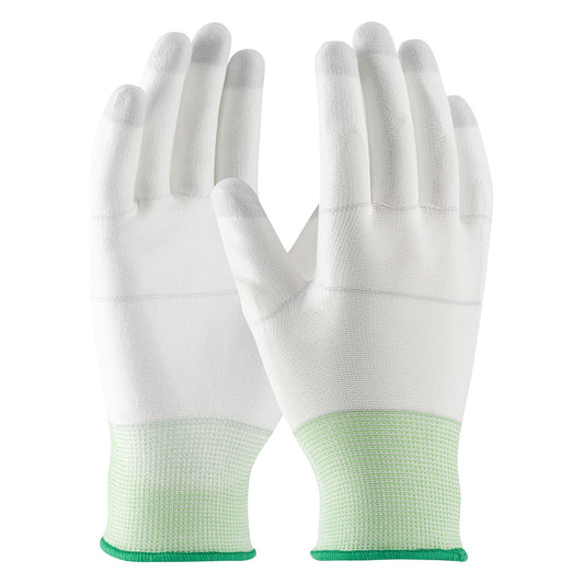CleanTeam 40-C125 Seamless Knit Nylon Clean Environment Glove with Polyurethane Coated Smooth Grip on Palm & Fingers