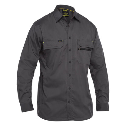 Bisley 400M6490 Long Sleeve Ripstop Work Shirt