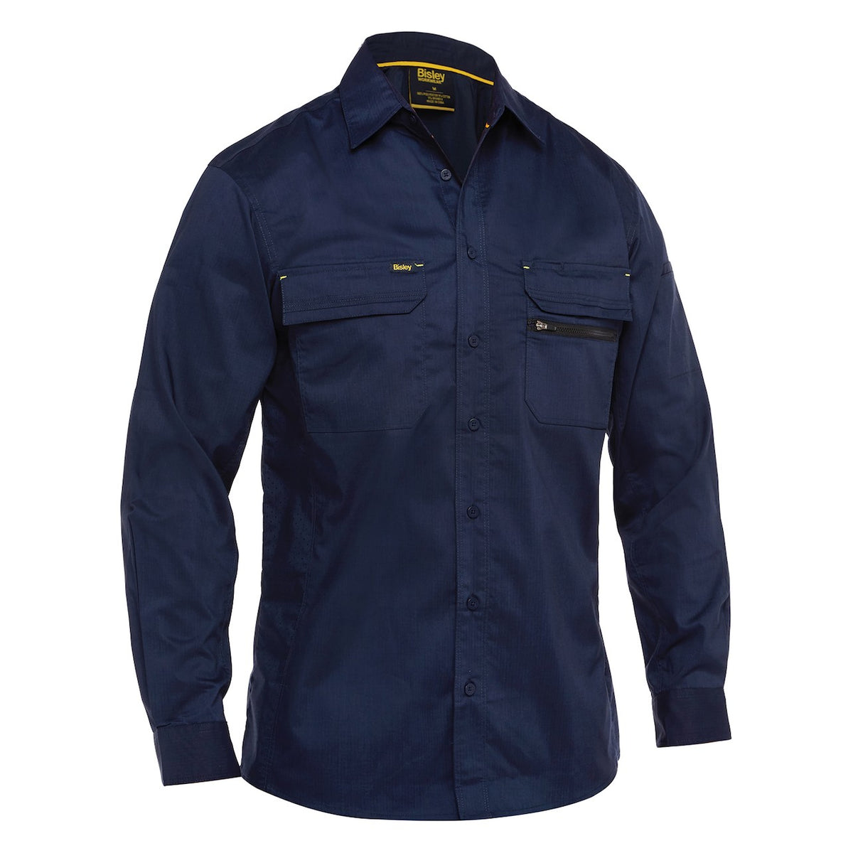Bisley 400M6490 Long Sleeve Ripstop Work Shirt