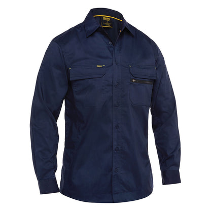 Bisley 400M6490 Long Sleeve Ripstop Work Shirt