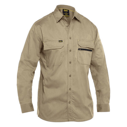 Bisley 400M6490 Long Sleeve Ripstop Work Shirt