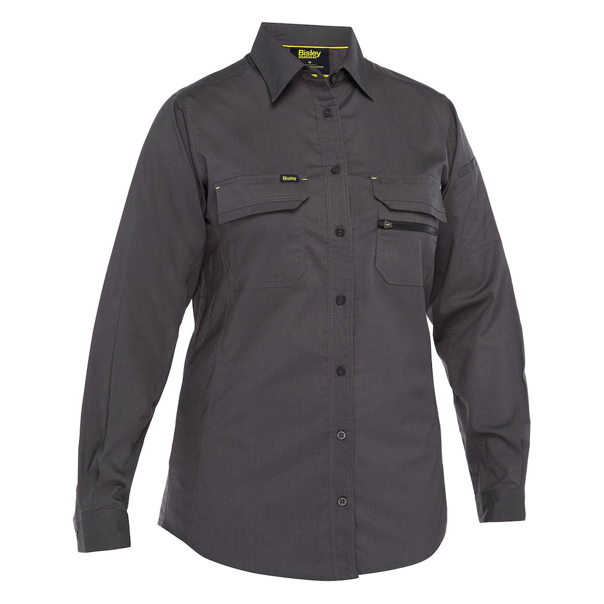 Bisley 400W6490 Women's Long Sleeve Ripstop Work Shirt