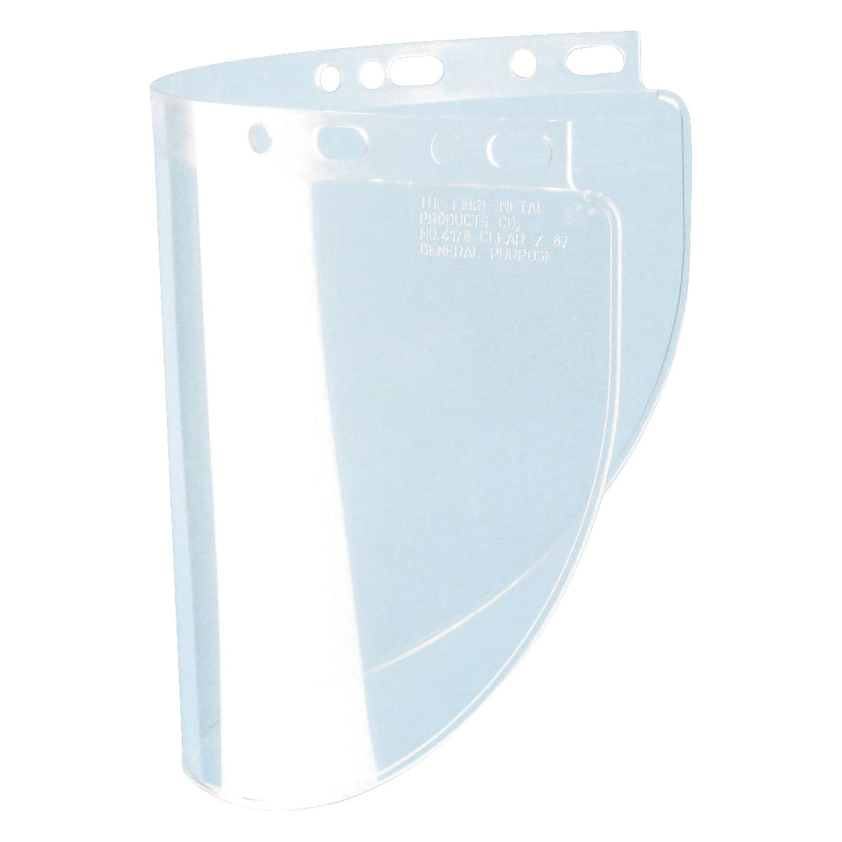 Fibre-Metal 4178CLBP Universal Fit Propionate Safety Visor - Clear - .060" Thickness