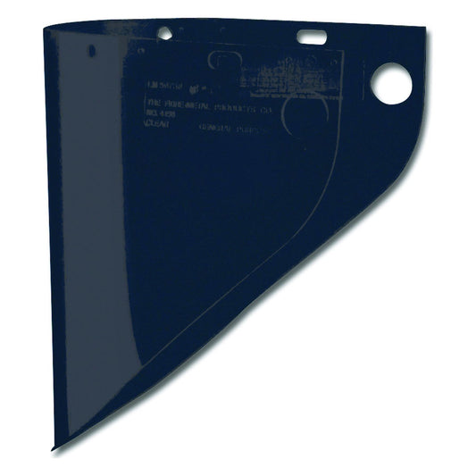 Fibre-Metal 4199IRUV3BP Universal Fit Propionate Safety Visor - IR Shade 3.0 - .060" Thickness - Bulk Packed