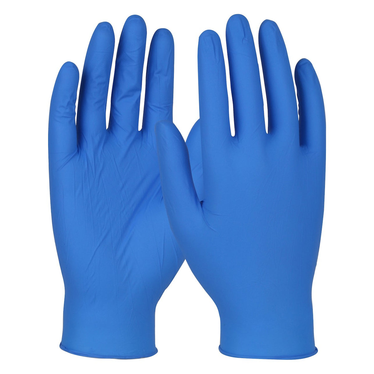 QRP 4BQF09 Disposable Nitrile Glove, Powder Free with Textured Grip - 3.5 mil