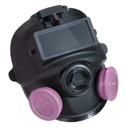North 5400W Full Facepiece Welding Attachment, Elastomeric with 4-Strap Headband & Dual N-Series Connectors