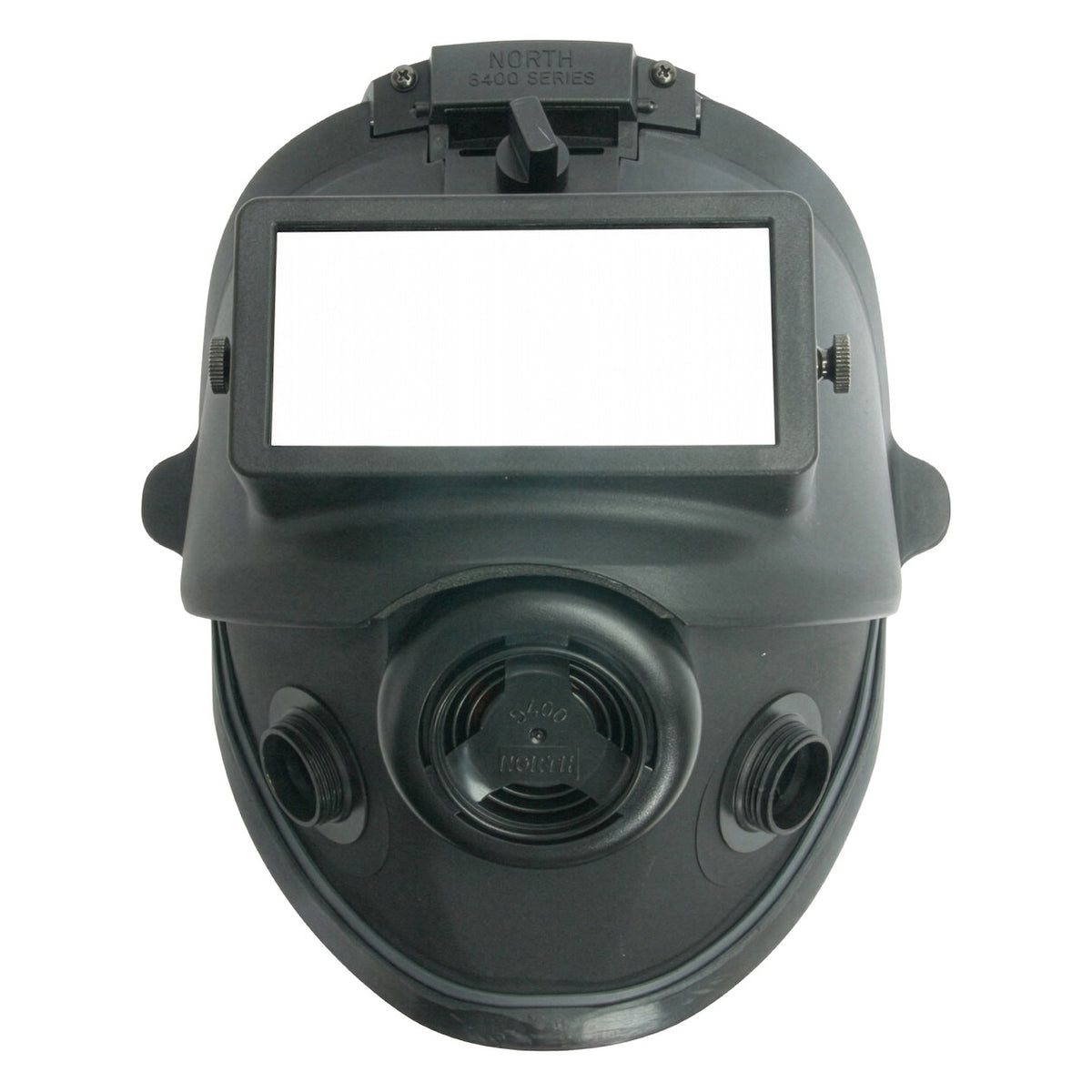 North 5400W Full Facepiece Welding Attachment, Elastomeric with 4-Strap Headband & Dual N-Series Connectors
