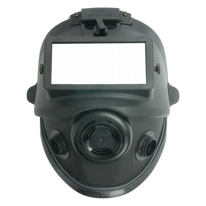 North 5400W Full Facepiece Welding Attachment, Elastomeric with 4-Strap Headband & Dual N-Series Connectors
