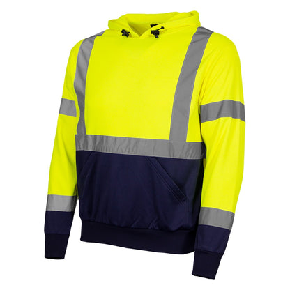 Reflective Apparel 604GT ANSI Type R Class 3 Pullover Hooded Sweatshirt