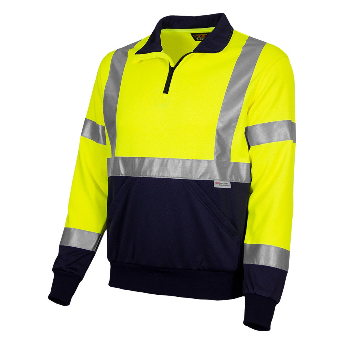 Reflective Apparel 605GT ANSI Type R Class 3 Quarter-Zip Sweatshirt