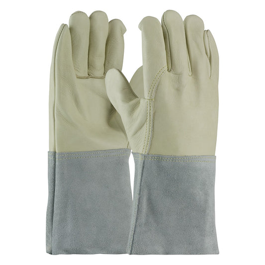 PIP 75-2026 Regular Top Grain Cowhide Leather TIG/MIG Welder's Glove with Kevlar® Stitching - 5" Gauntlet Cuff