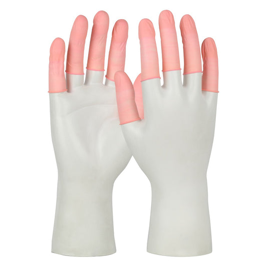 QRP 7J Single Use Static Dissipative Latex Finger Cots ISO 5 (Class 100)