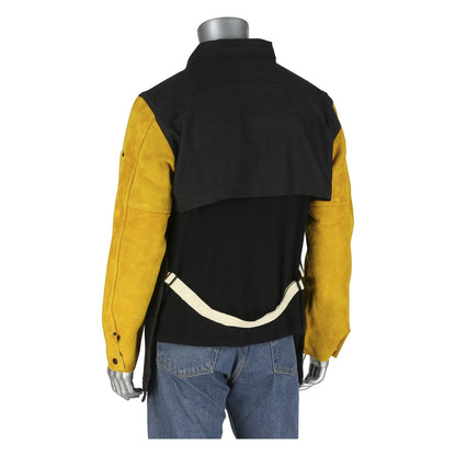 Ironcat 8051 Proban® FR 7 oz. Cotton/Leather Cape Sleeve - 10 cal/cm2