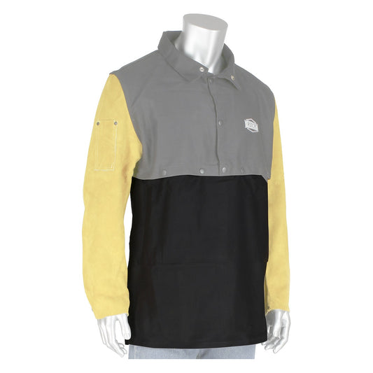 Ironcat 8052 Proban® FR 7 oz. Cotton Bib Apron for 8051 Cape Sleeve
