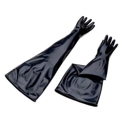 North 8B3032A 30 Mil, 8" Port Ambidextrous Butyl Glovebox Glove - 32"