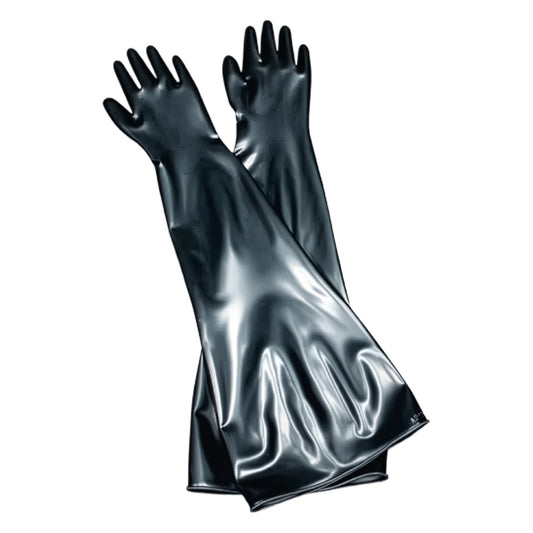North 8N3032A 30 Mil, 8" Port Ambidextrous Neoprene Glovebox Glove - 32"