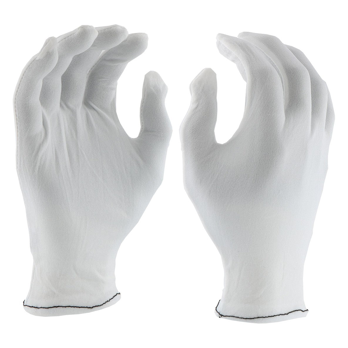 PIP 906/M 70 Denier Tricot Inspection Glove with Rolled Hem Cuff