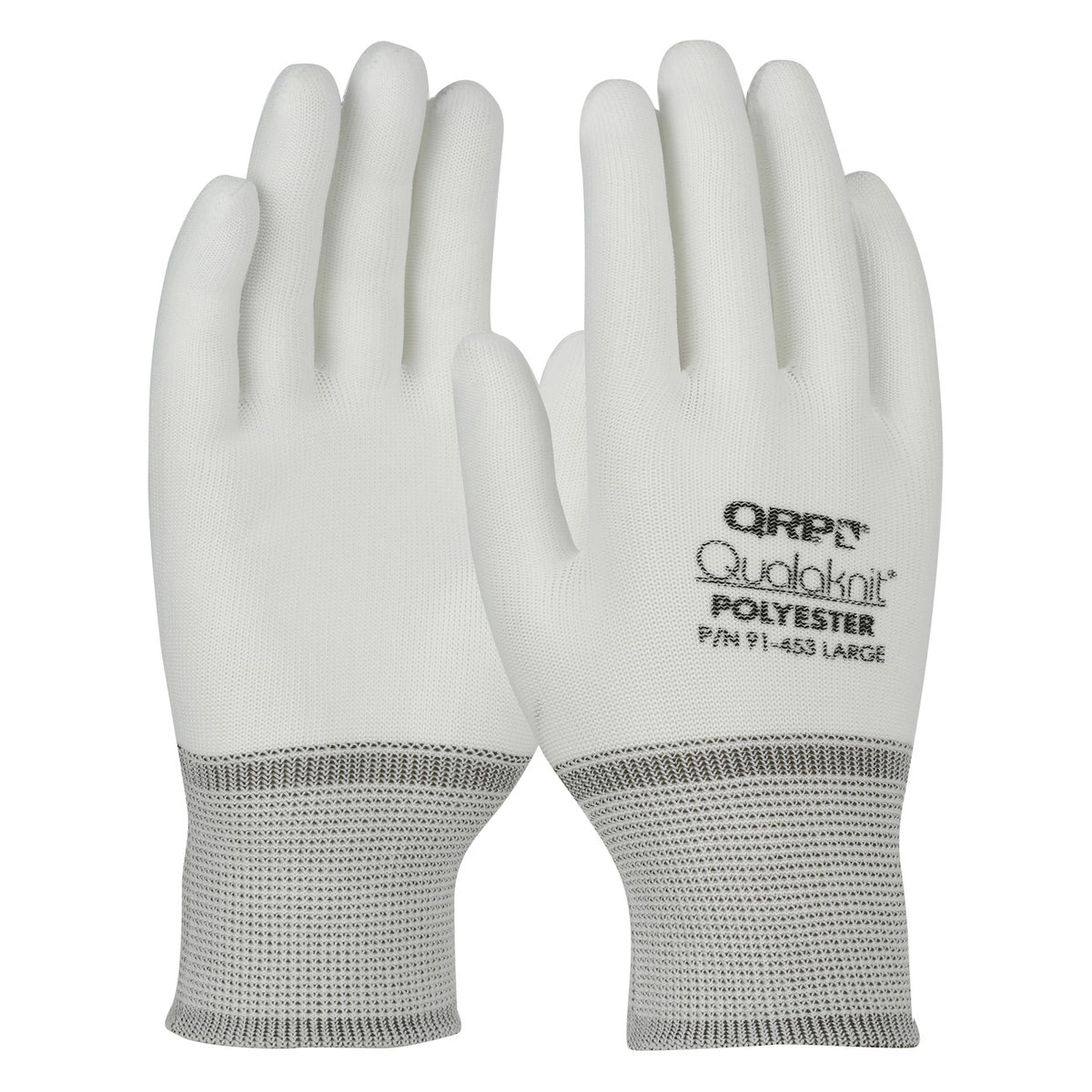 QRP 91-4 Seamless Knit Stretch Polyester Clean Environment Glove