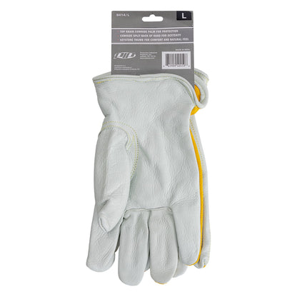 PIP Ironcat - Premium Grade Top Grain Cowhide Leather Drivers Gloves with Split Cowhide Back - Keystone Thumb - view 4