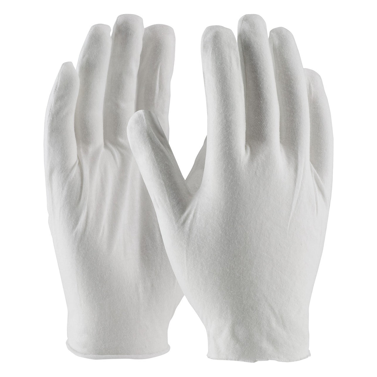 CleanTeam 97-500J Premium, Light Weight Cotton Lisle Inspection Glove with Unhemmed Cuff - Jumbo Size