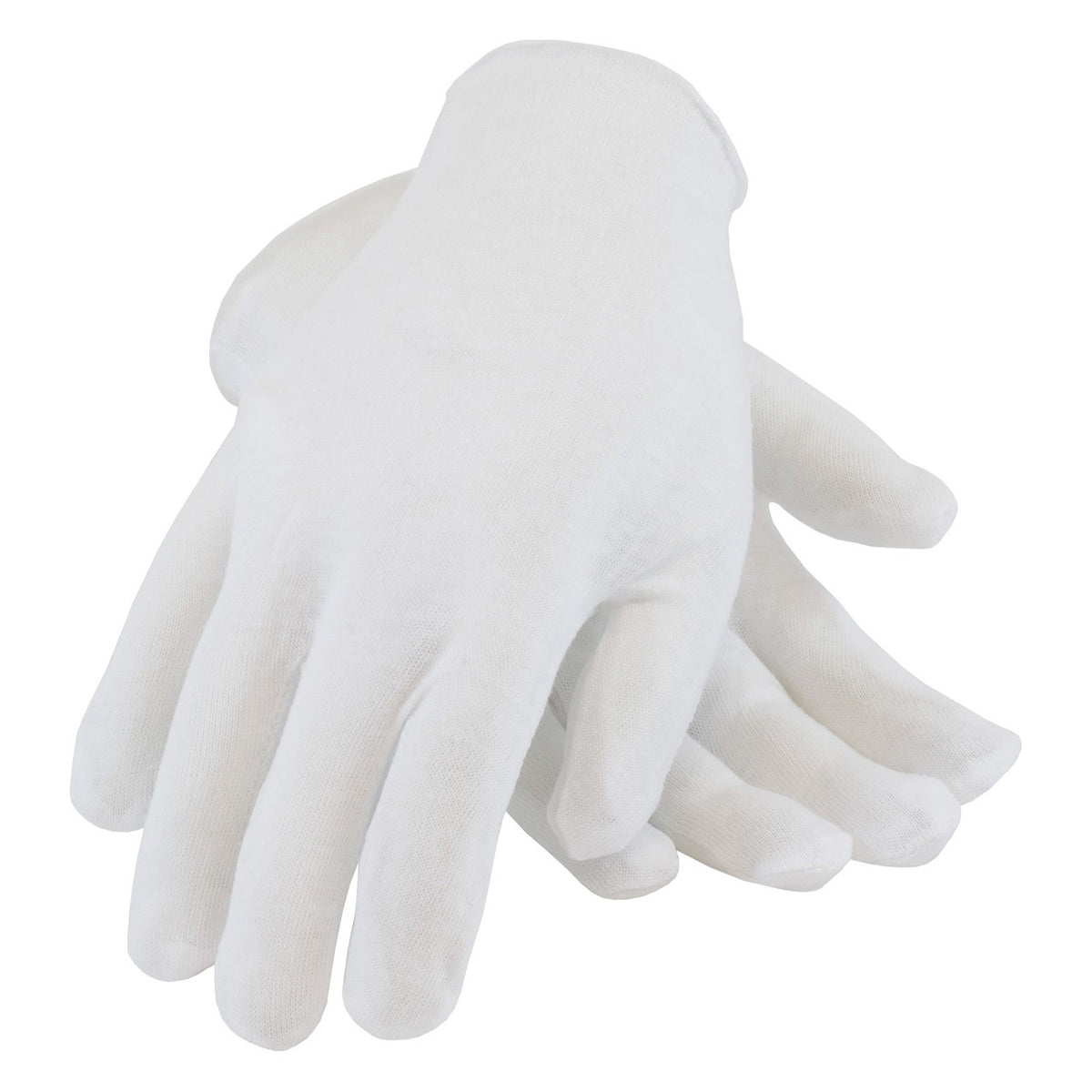 CleanTeam 97-500J Premium, Light Weight Cotton Lisle Inspection Glove with Unhemmed Cuff - Jumbo Size