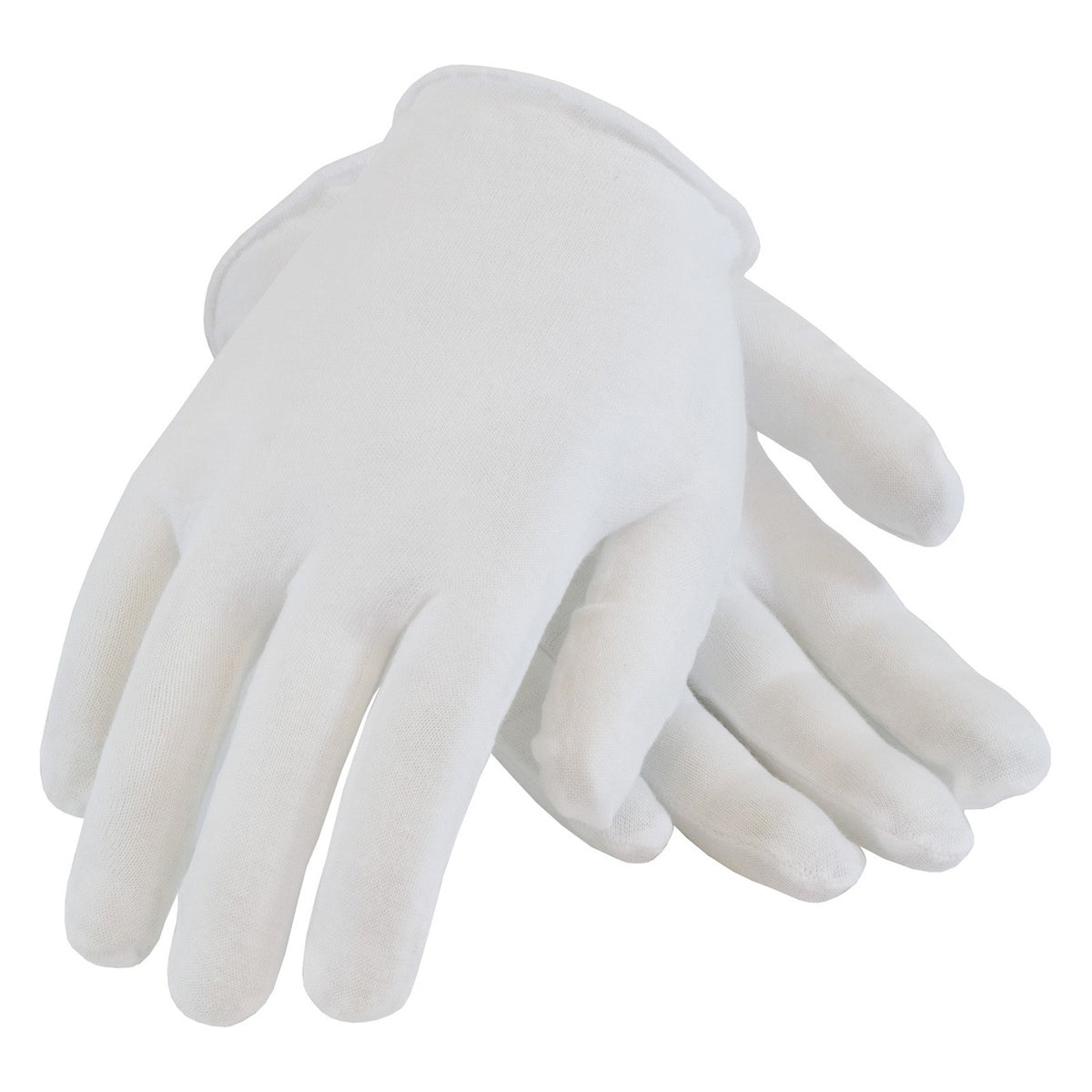 CleanTeam 97-501 Premium, Light Weight Cotton Lisle Inspection Glove with Unhemmed Cuff - Size Small