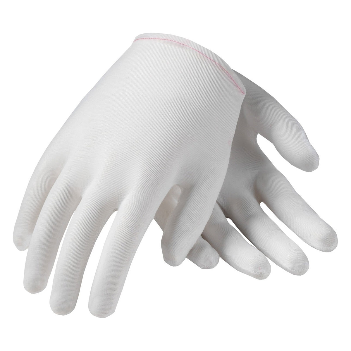 CleanTeam 97-520R Medium Weight Cotton Lisle Inspection Glove with Rolled Hem Cuff - Men's