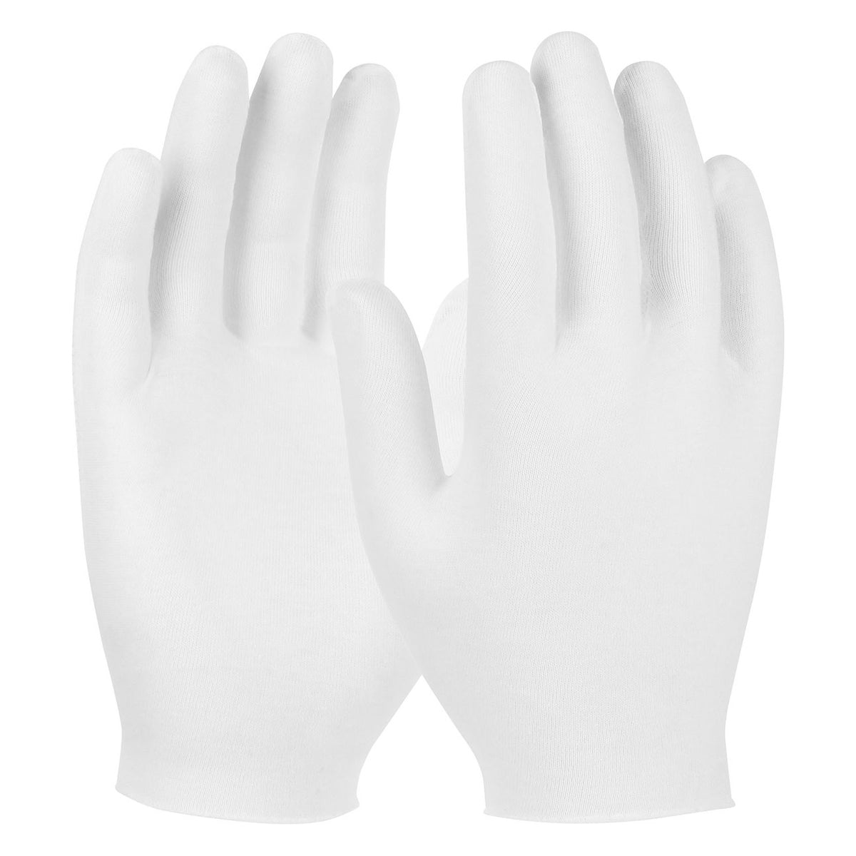 CleanTeam 97-521 Medium Weight Cotton Lisle Inspection Glove with Unhemmed Cuff - Ladies'